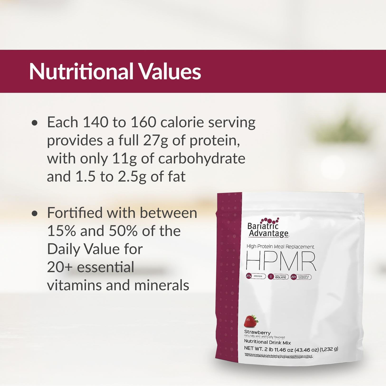 Bariatric Advantage iodine and potassium included for post-surgery nutrition