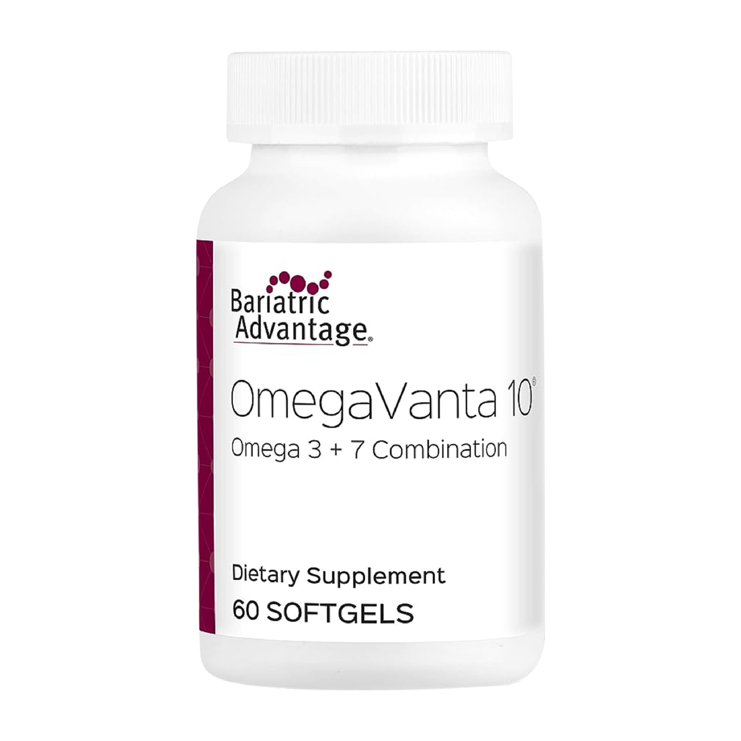 Bariatric Advantage OmegaVanta 10 bottle front for daily omega-3 support.
