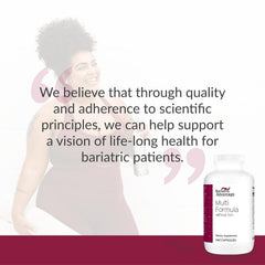 Bariatric Advantage reseal cap demonstrating freshness protection.