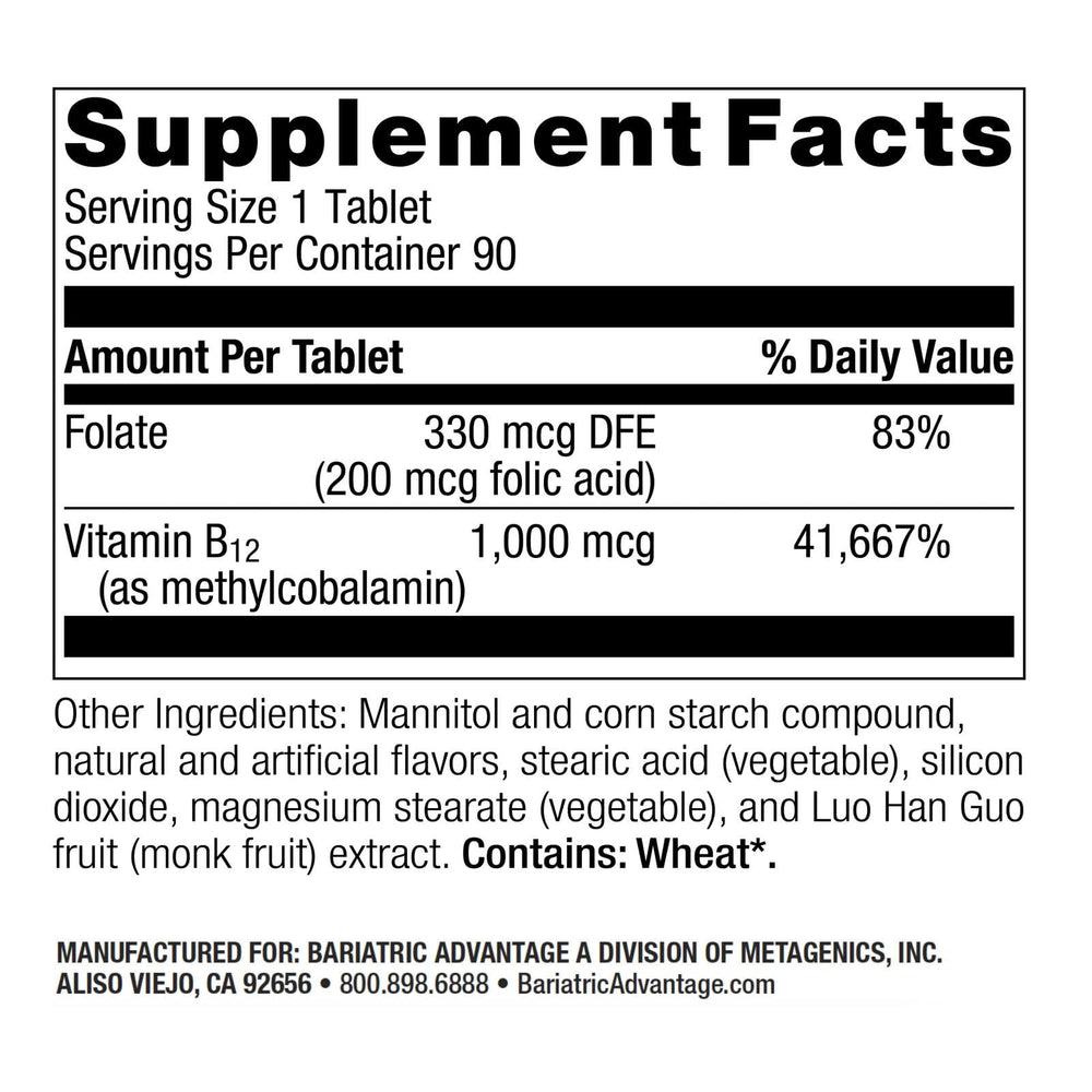 Gastric bypass must-have: daily B12 support from SpeedyMelts.