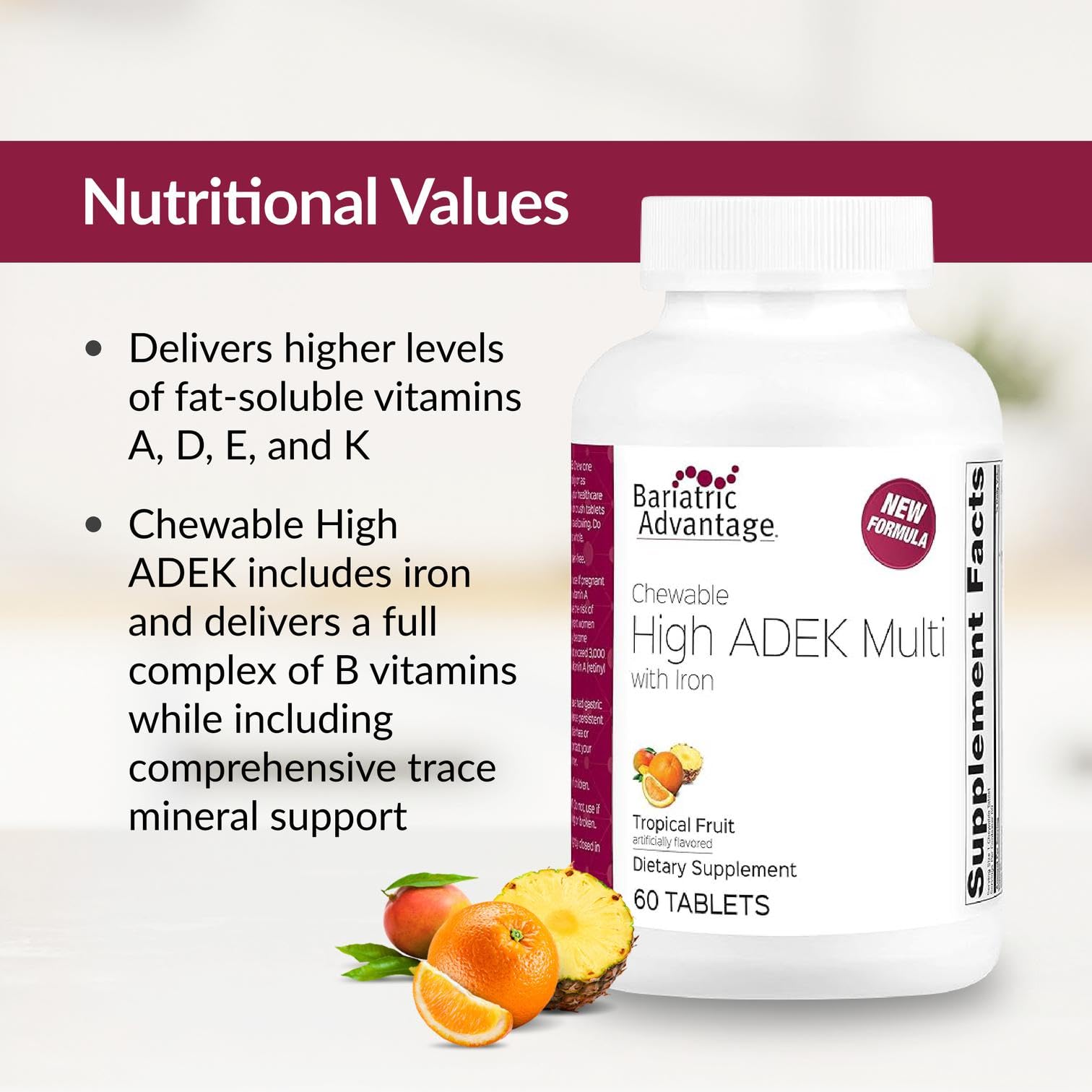 Close-up on zinc and selenium trace minerals included in the formula