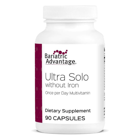 Bariatric Advantage Ultra Solo Without Iron bottle for daily bariatric nutrition