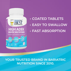 Compact foil packaging for Bariatric Best Supplements High ADEK