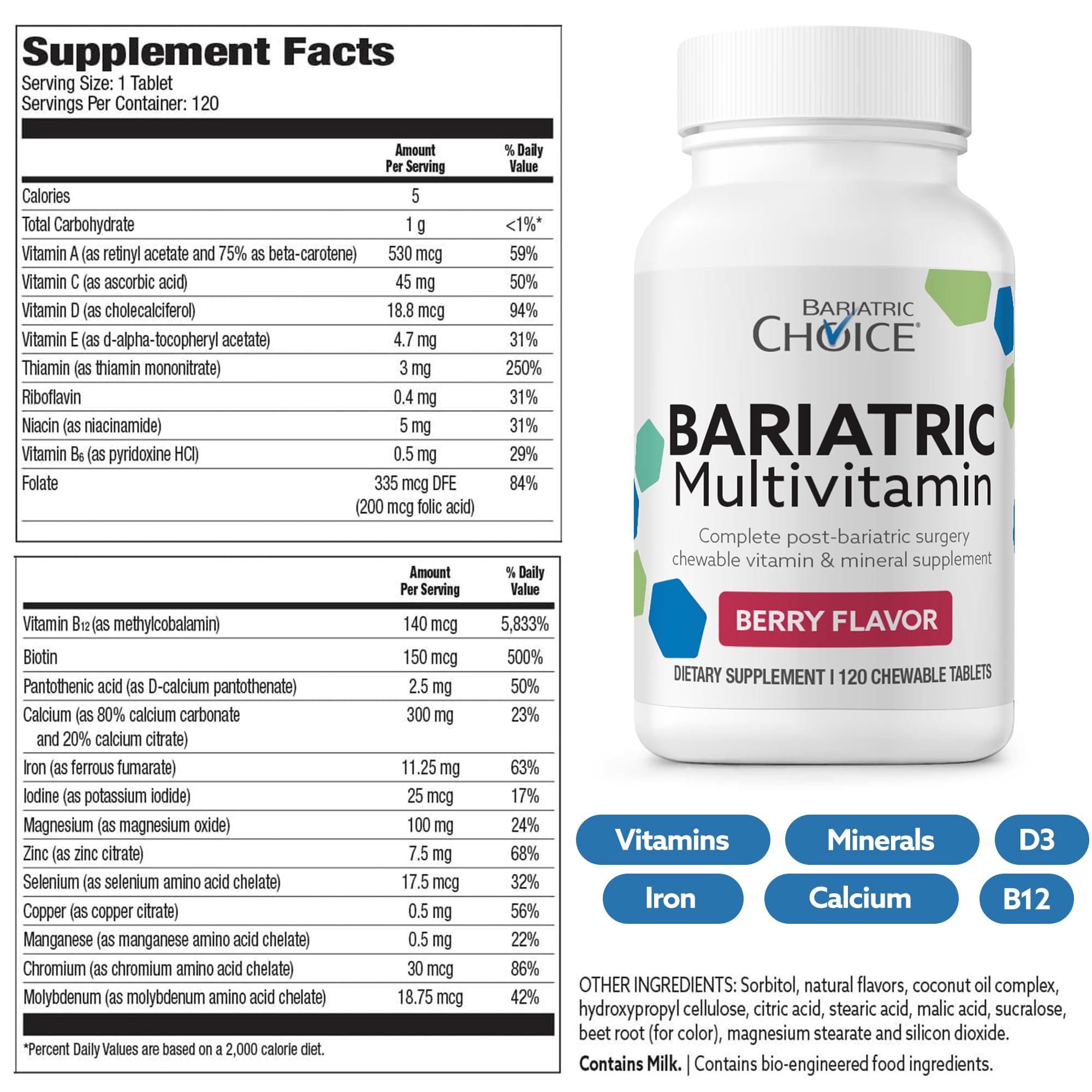 Bariatric Choice daily dosing supports a simple wellness routine