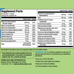 Bariatric Choice packaging showing gluten-free and lactose-free claims.