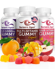 Bariatric Food Expert Bariatric Multivitamin 3-pack bottle on shelf for convenient daily support.