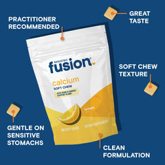 Bariatric Fusion calcium citrate chew with D3, K, and magnesium for balance.