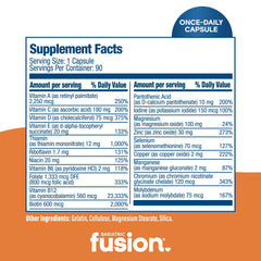 Bariatric Fusion bottle label close-up highlighting high absorption and ASMBS guidelines.