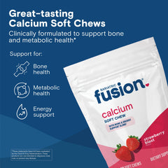 Bariatric Fusion Calcium Chews close-up texture showing a soft bite