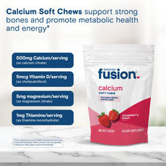 Bariatric Fusion Calcium Chews daily-use scenario with calendar reminder