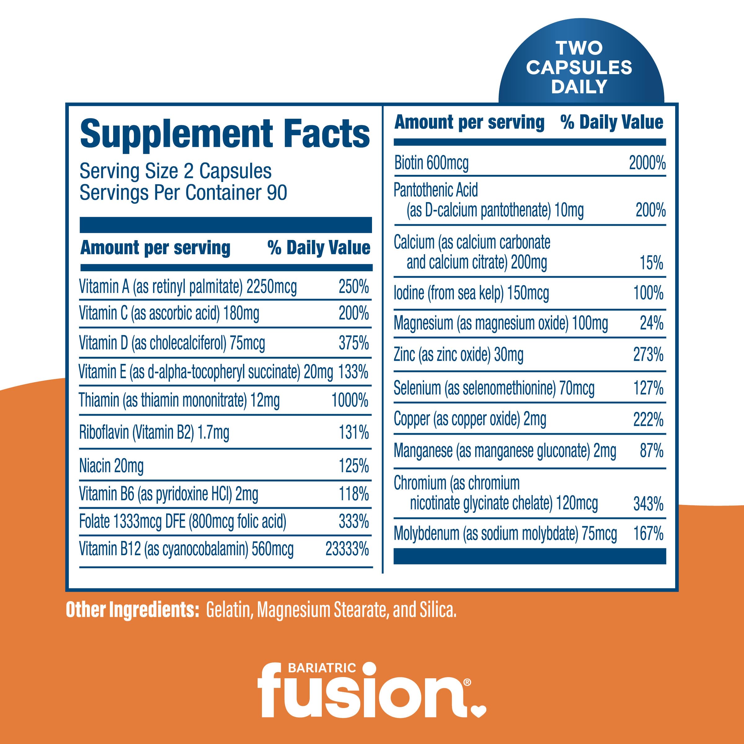 Two-capsules-per-day regimen shown for easy daily routine