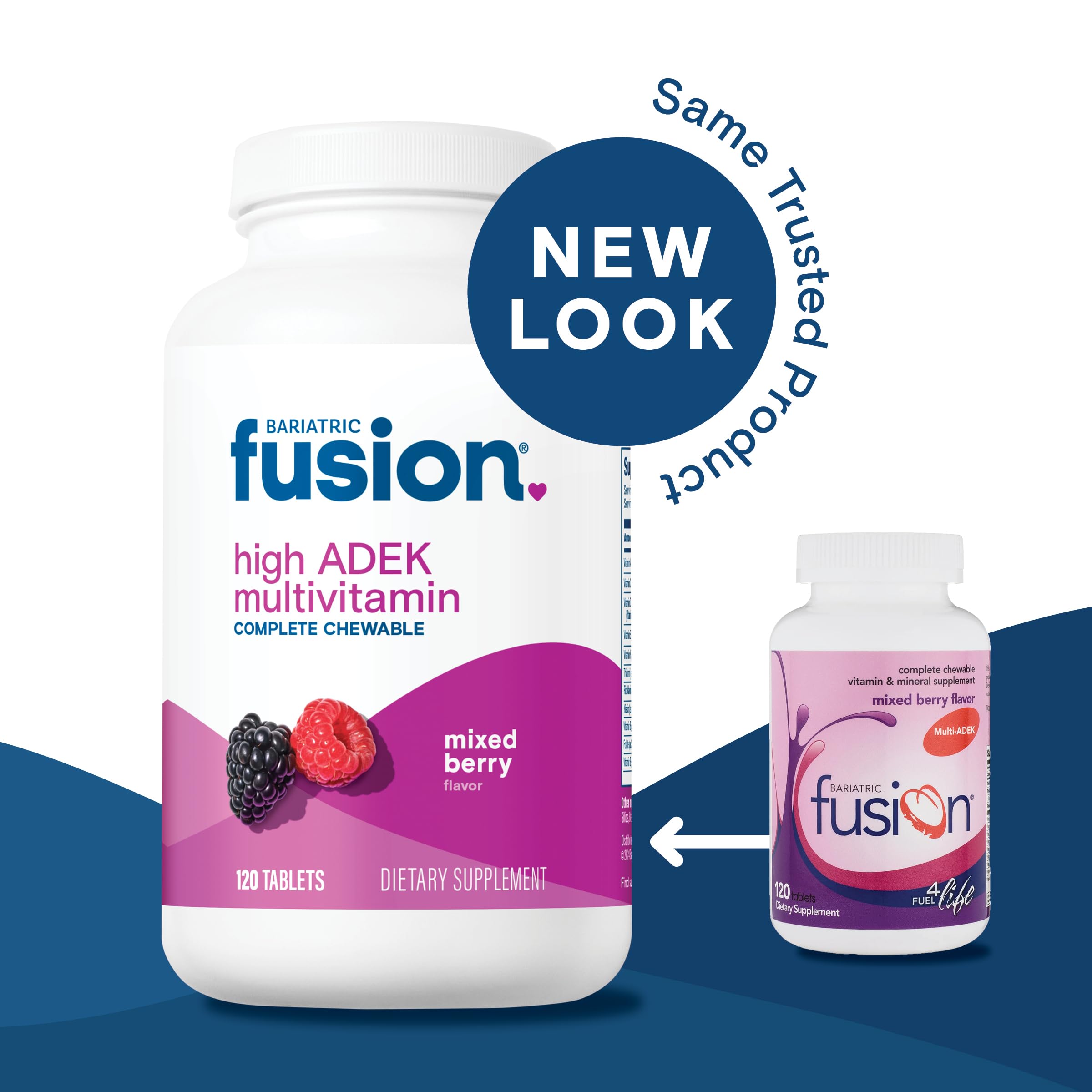 Bariatric Fusion dosage label visible for four-times-daily use