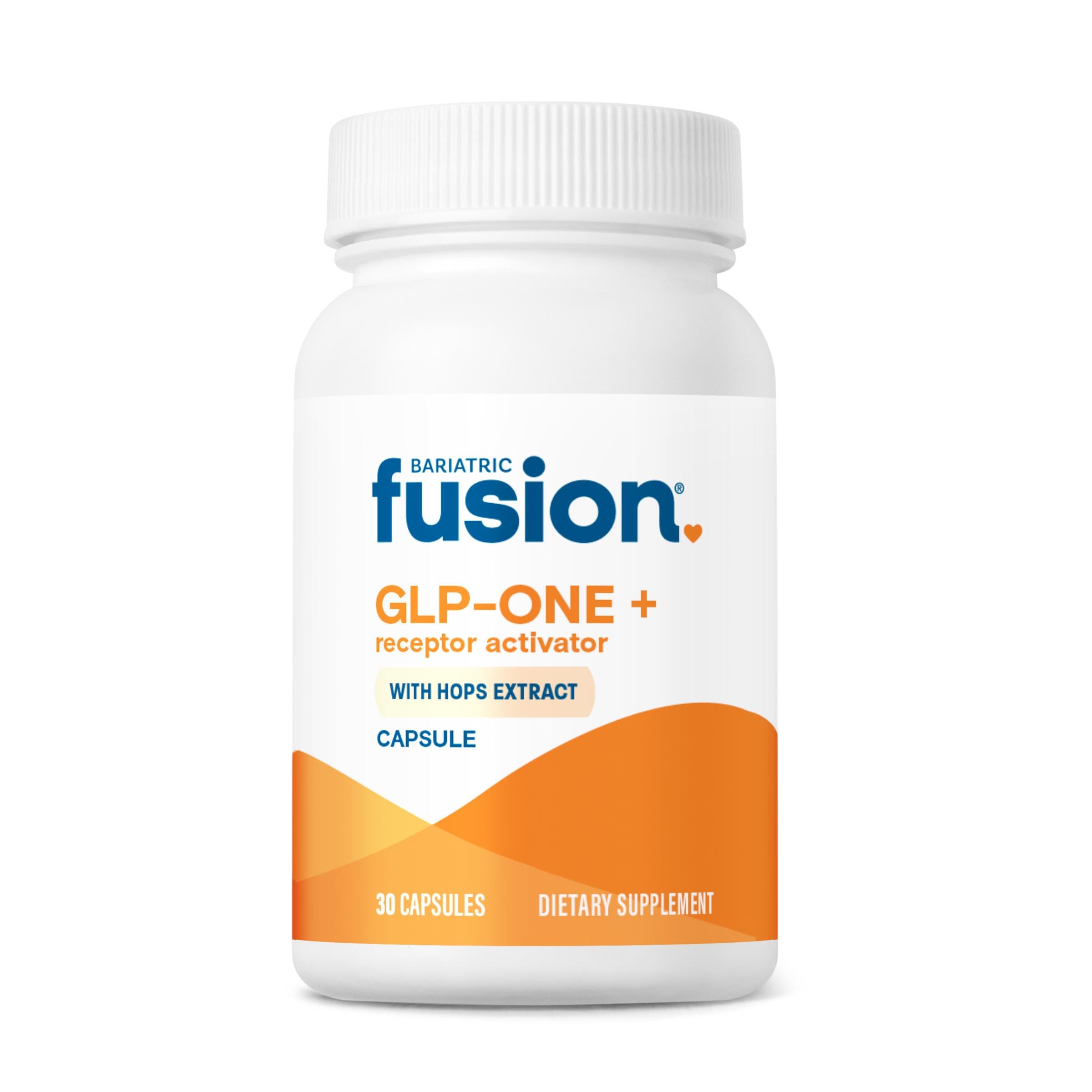 Bariatric Fusion GLP-ONE+ bottle with label for daily wellness support.