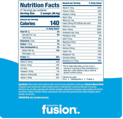 Bariatric Fusion gluten-free, aspartame-free formula supports diverse diet preferences.