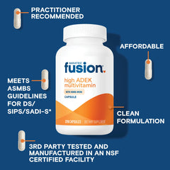 Front label of Bariatric Fusion High ADEK packaging.
