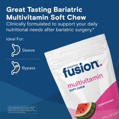 Bariatric Fusion Individually Wrapped Vitamins for travel and daily use.
