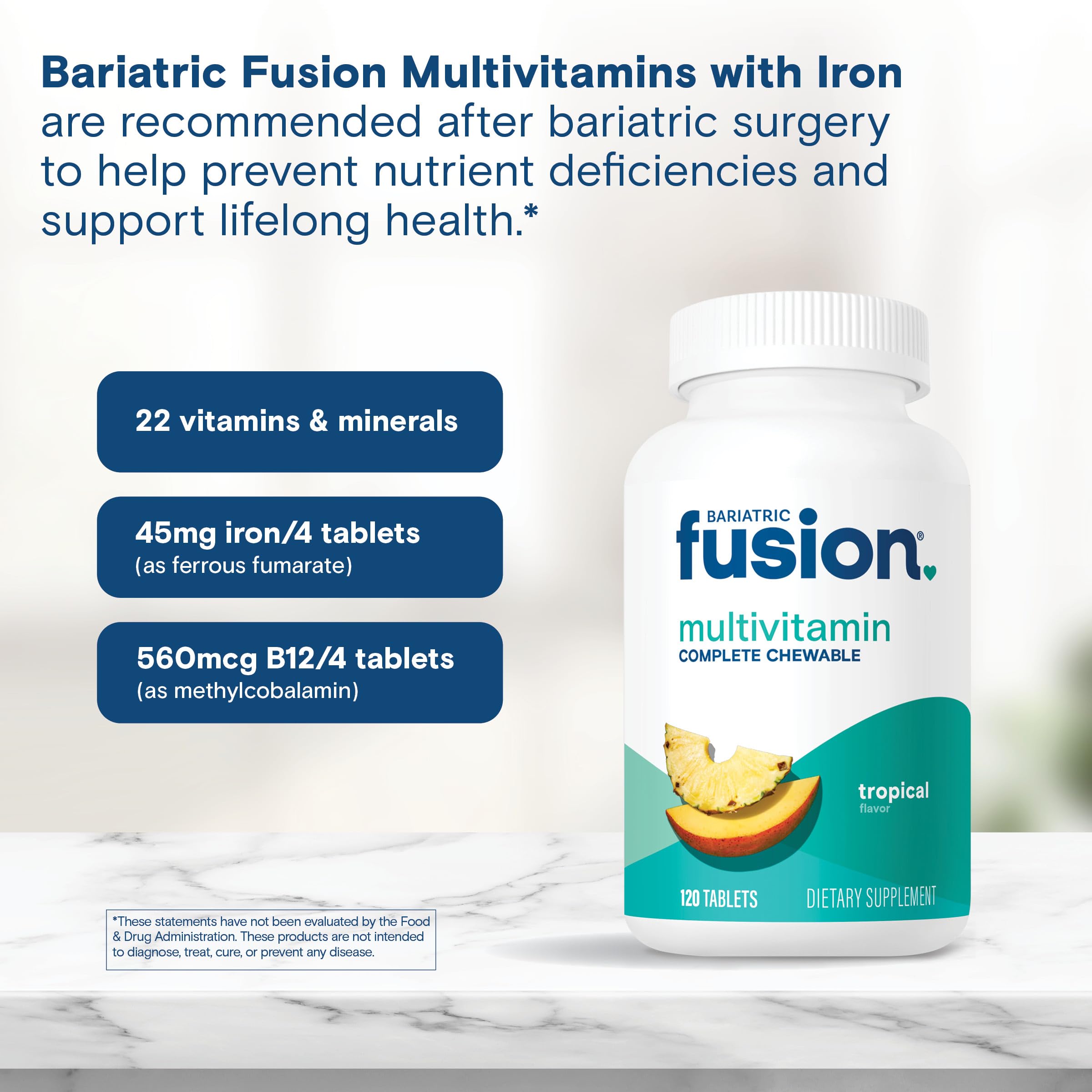 Bariatric Fusion iron-calcium-zinc minerals close-up signaling balanced nutrition for recovery
