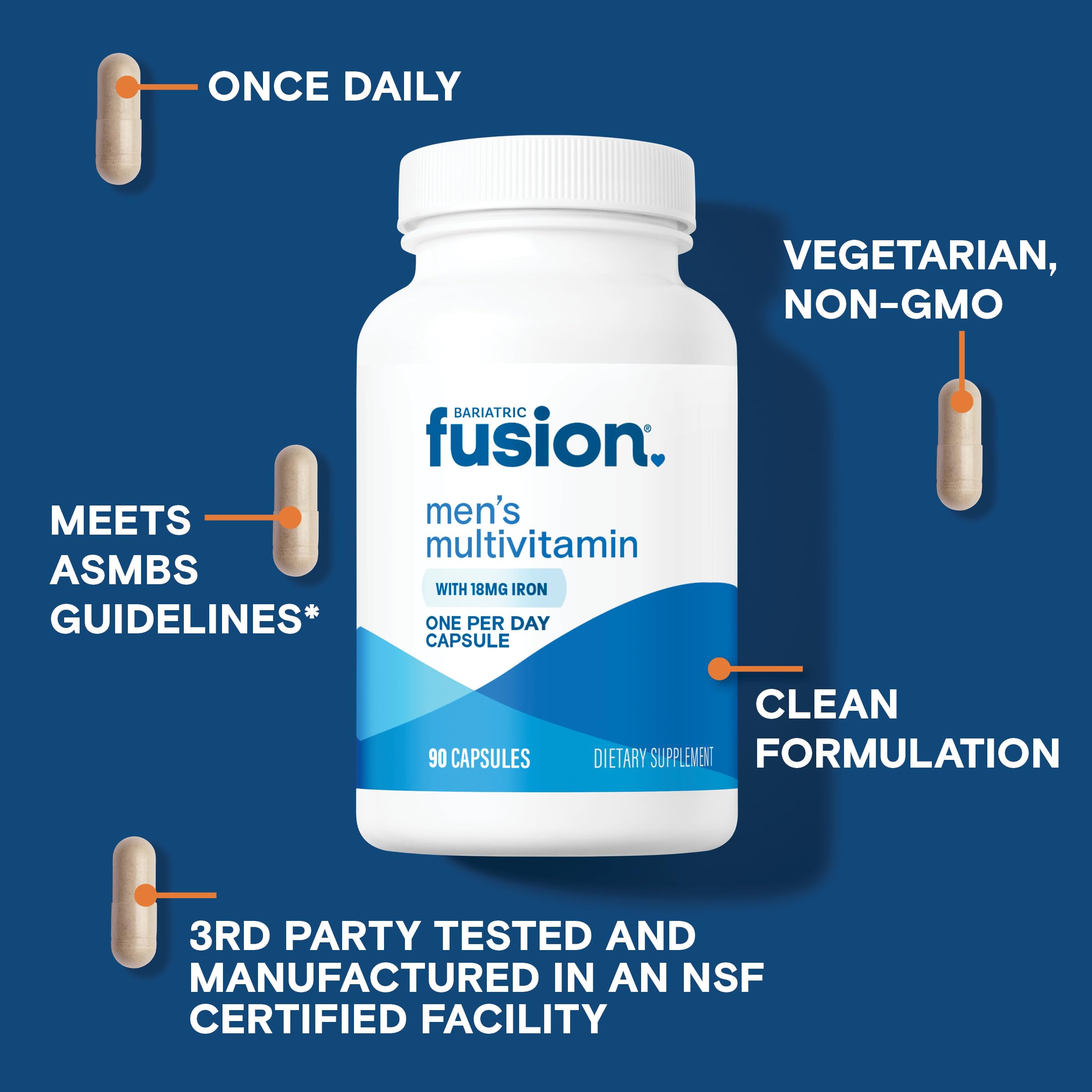 Bariatric Fusion multivitamin bottle on shelf indicating convenience and availability