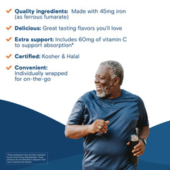 Bariatric Fusion on-the-go chews in a bag highlight portability.
