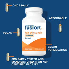 Bariatric Fusion ONE label on bottle with gluten-free and dairy-free notes.