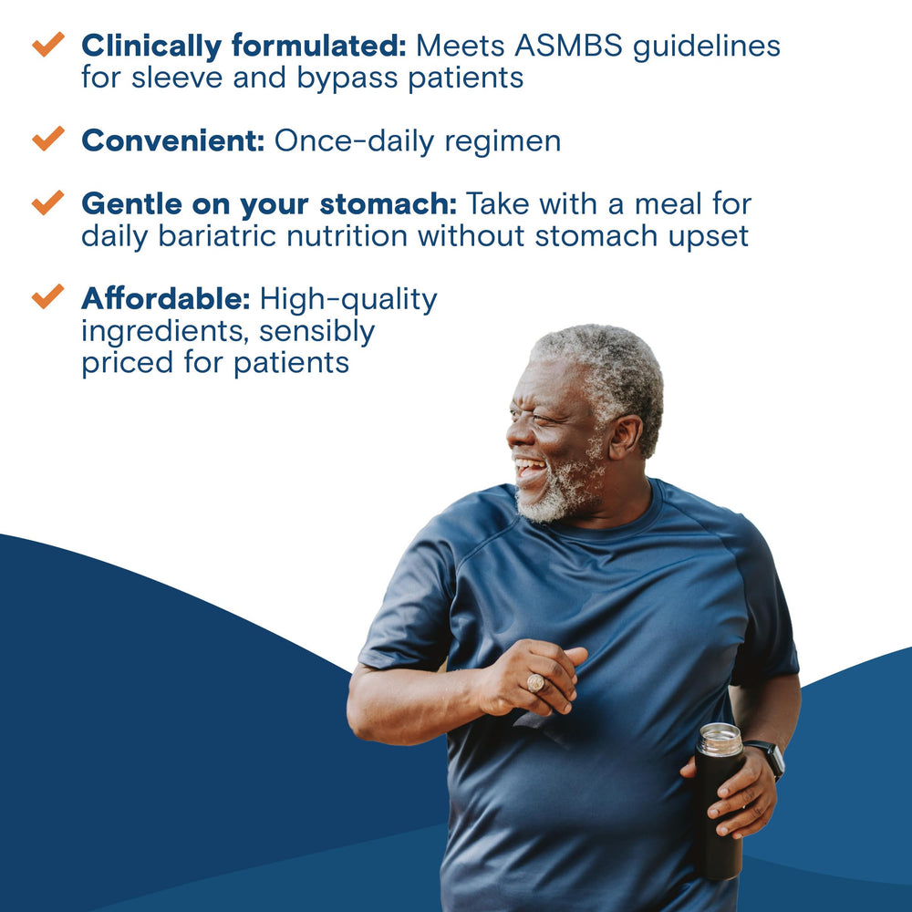 Bariatric Fusion packaging displaying a convenient 3-month supply option.