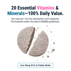 BariatricPal ONE vitamin D and B12 chewable tablets for energy support.