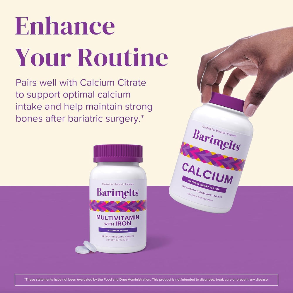 Barimelts daily-use set promotes consistent vitamin routine after bariatric surgery