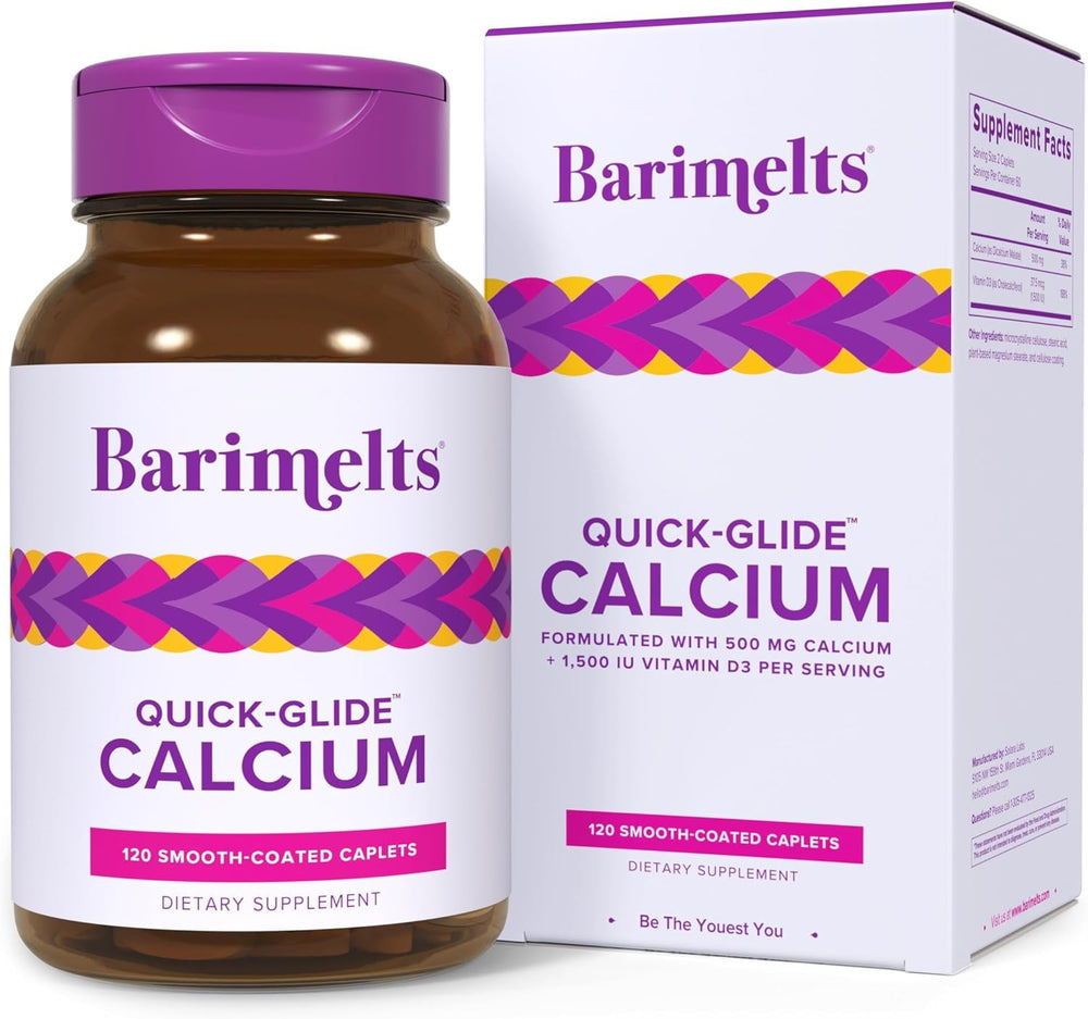Barimelts Quick-Glide Calcium caplets pack for post-bariatric bone support