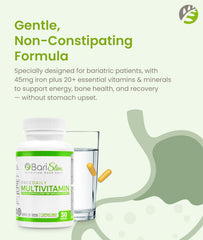 BariSlim dosage instruction card beside the bottle for daily use