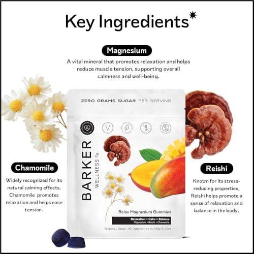 Serving suggestion: one Barker Wellness Co gummy as part of nightly wind-down
