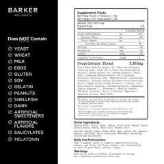 Barker Wellness Passion Fruit Watermelon gummies evoke refreshing cognitive uplift
