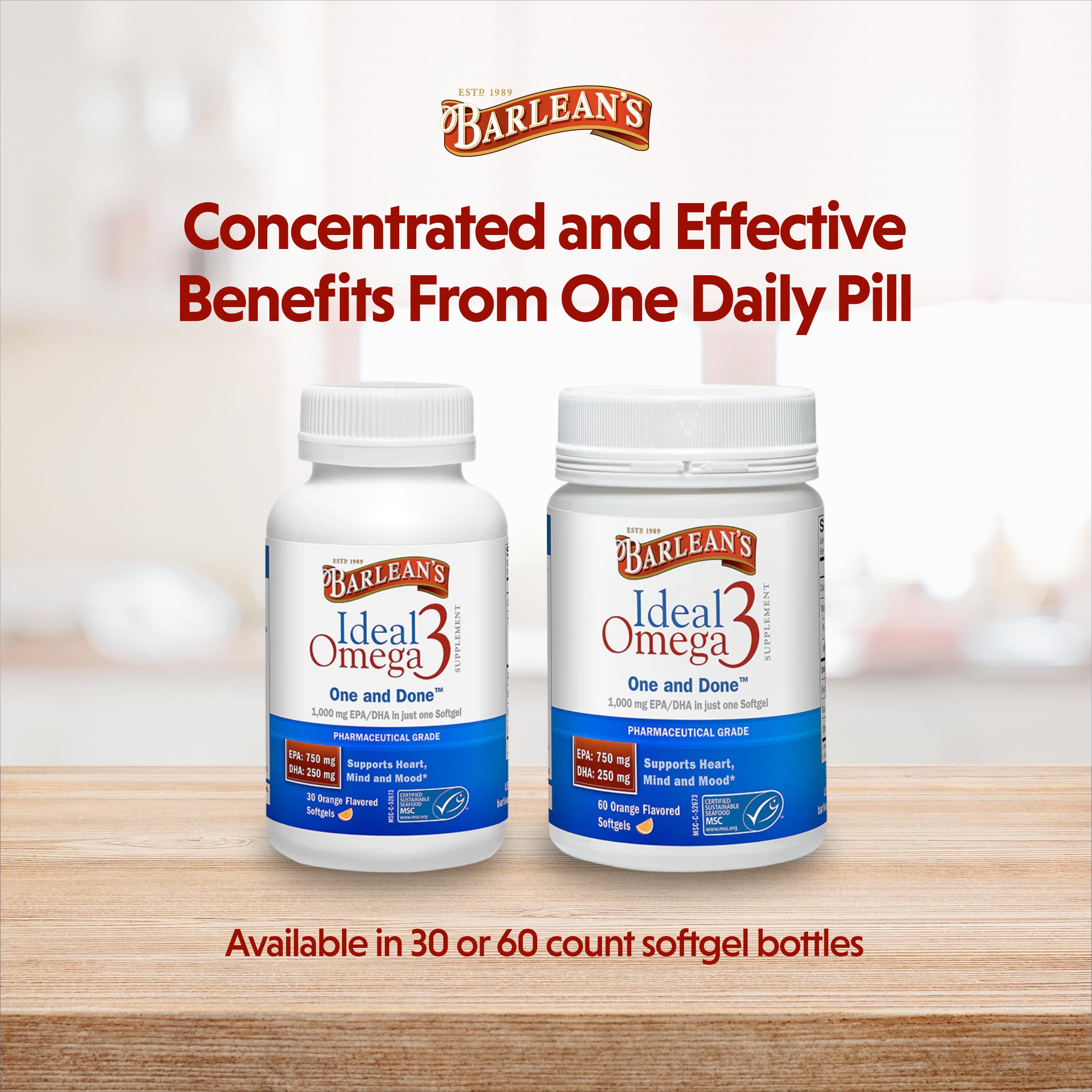 Bottled in the USA for a trusted omega-3 choice.