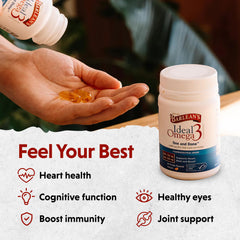 Swallow-ready softgel with orange flavor, convenient for busy daily routines.
