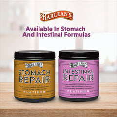Barlean's Intestinal Repair made in the USA, a trusted gut health option.