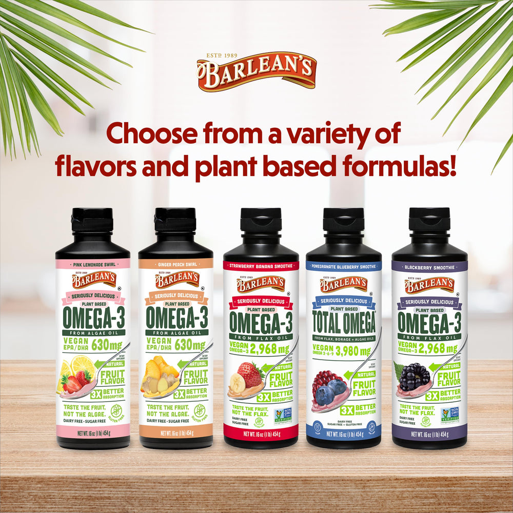 Barlean's Pink Lemonade US-made badge signals trusted production