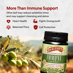 Spanish olive leaves from Andalusia emphasize premium sourcing.
