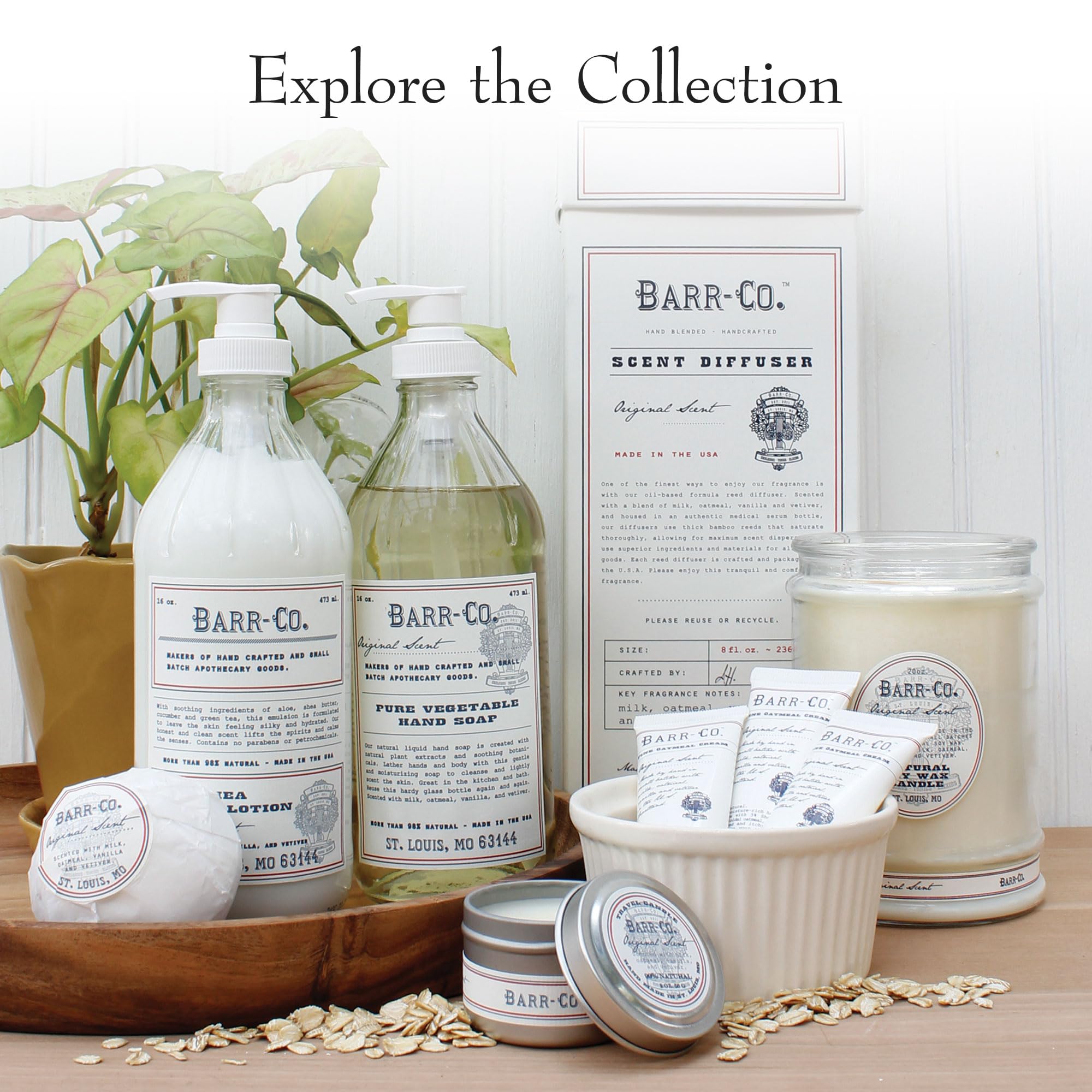 Americana-inspired Barr Co diffuser refill suited for living spaces