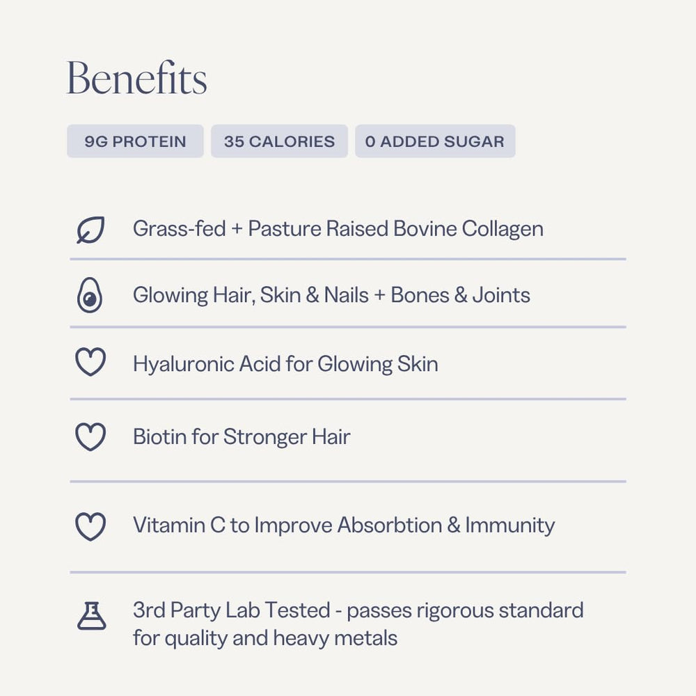 Barre Definition collagen scoop dispensing into a mug for a clean, versatile add-in.