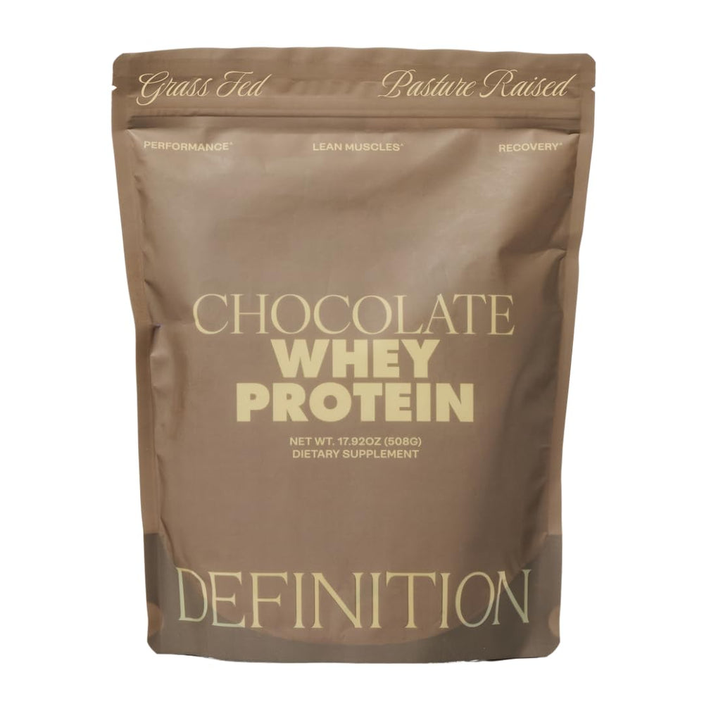 Barre Definition chocolate whey protein isolate powder for women supporting lean muscle