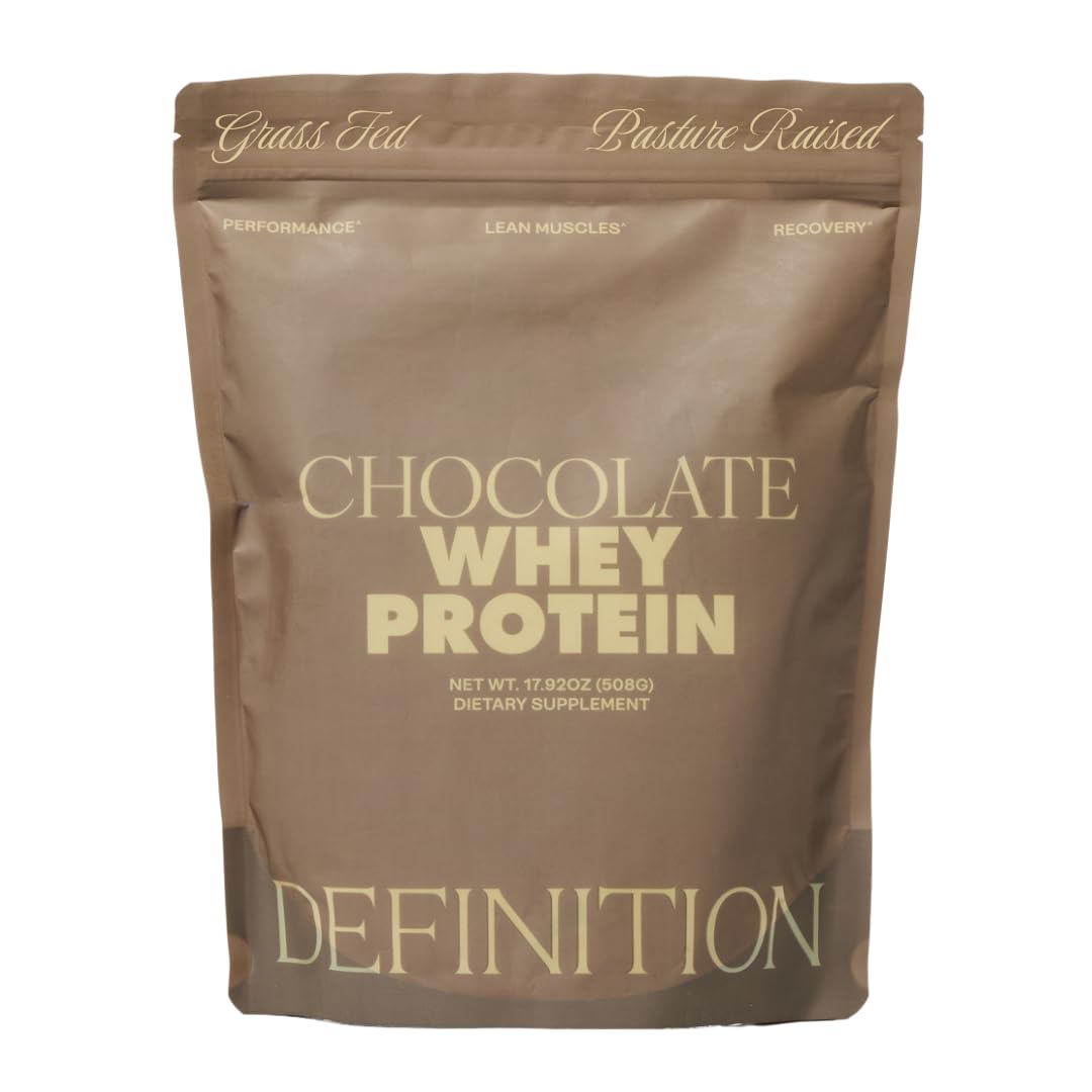Barre Definition chocolate whey protein isolate powder for women supporting lean muscle
