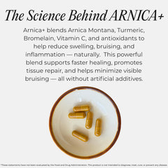 Barrett Recovery Arnica+ bottle label highlights ingredients and potency