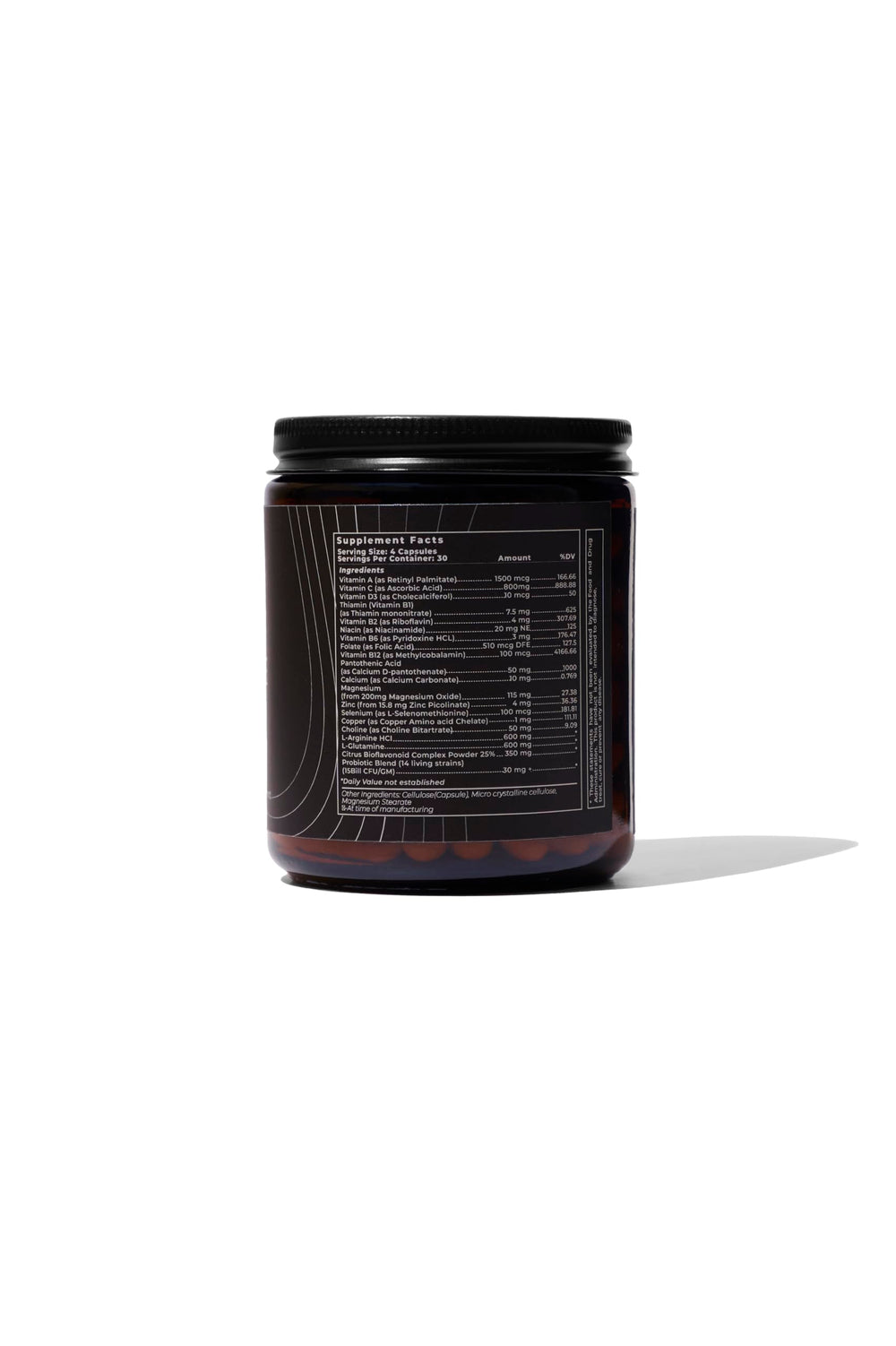 Barrett Recovery BEFORE blend close-up, antioxidant-rich formula for readiness