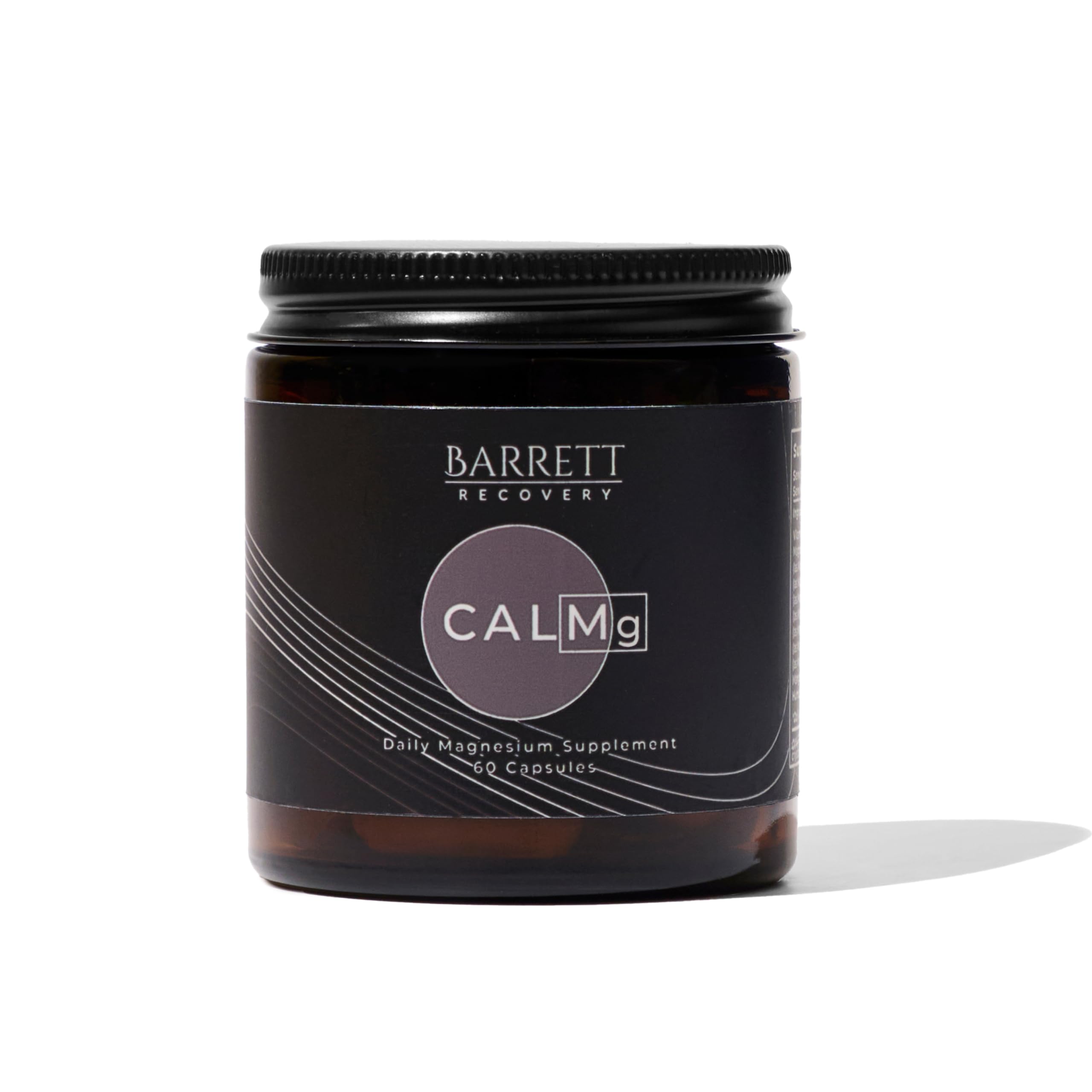 Barrett Recovery CALMg bottle front for serene sleep support