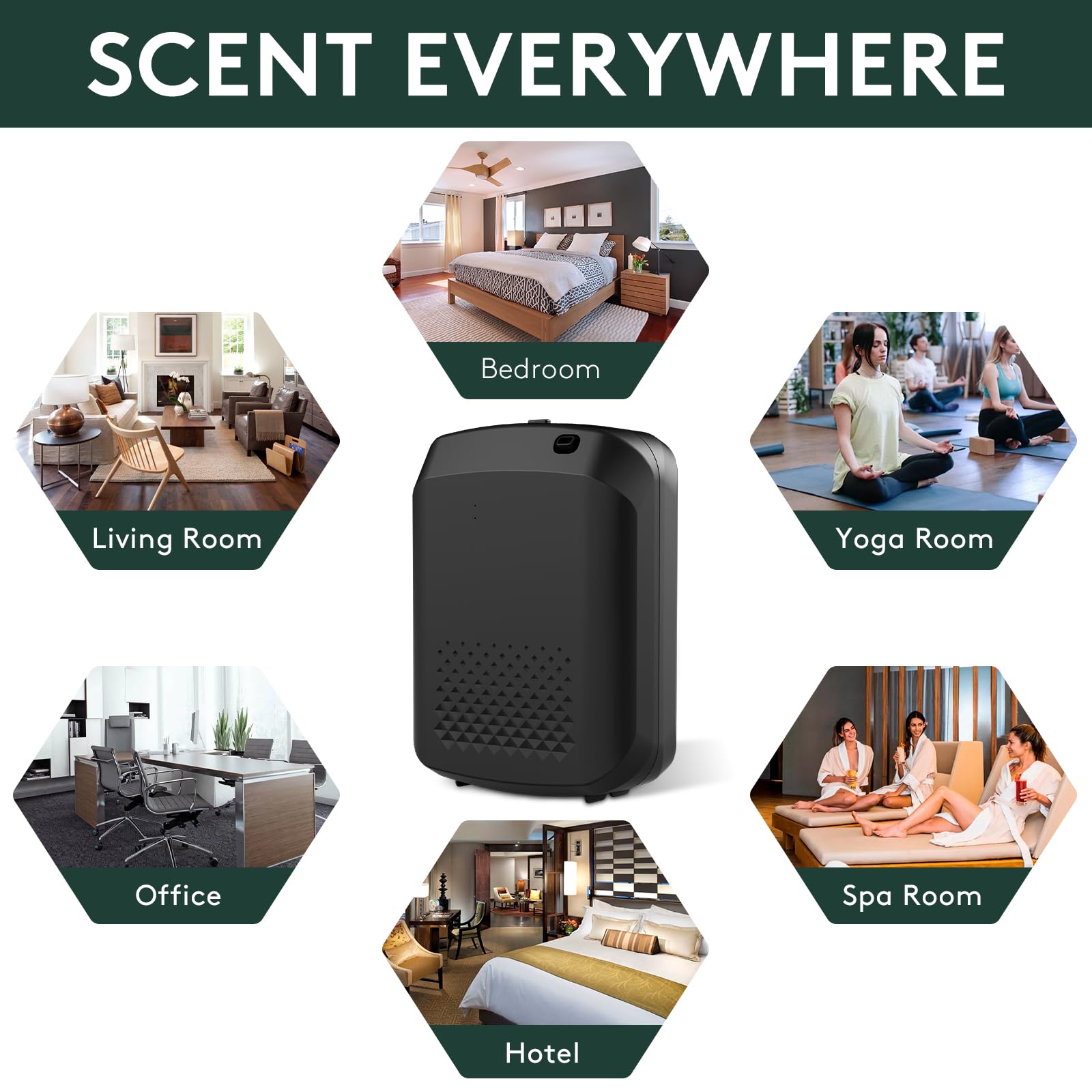 Barthelemy bundle for home, hotel, spa, or office ambiance enhances spaces with fragrance.