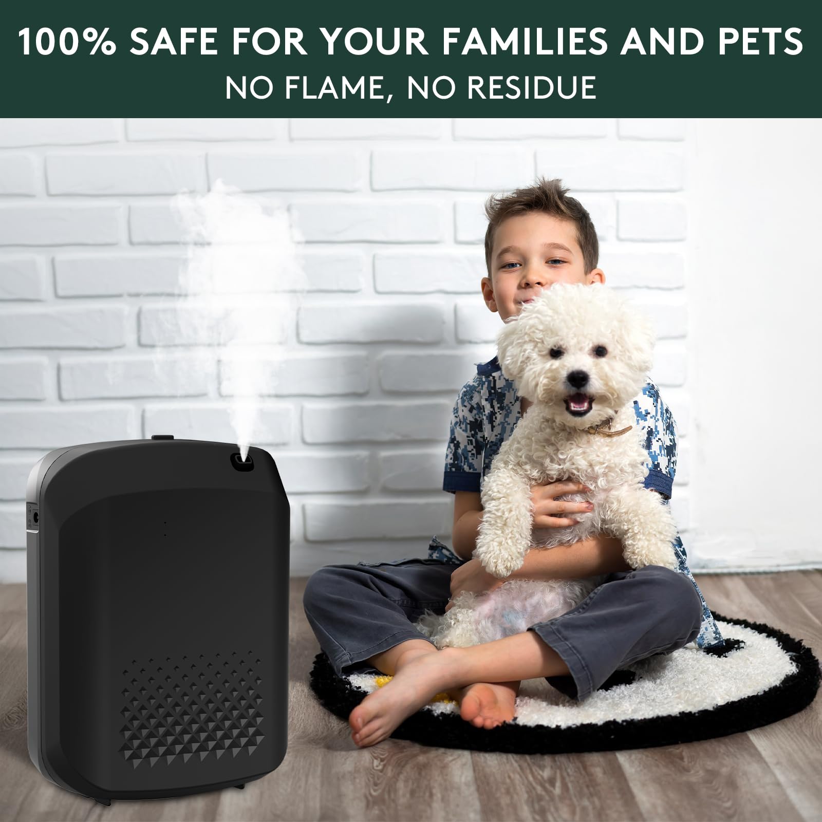 Barthelemy hotel collection diffuser provides expansive coverage for living rooms, spas, or offices.