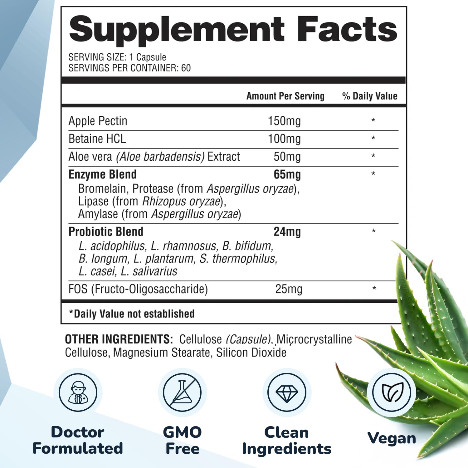 Barton Nutrition Healthy Gut Restore capsules close-up for probiotic and enzyme blend.