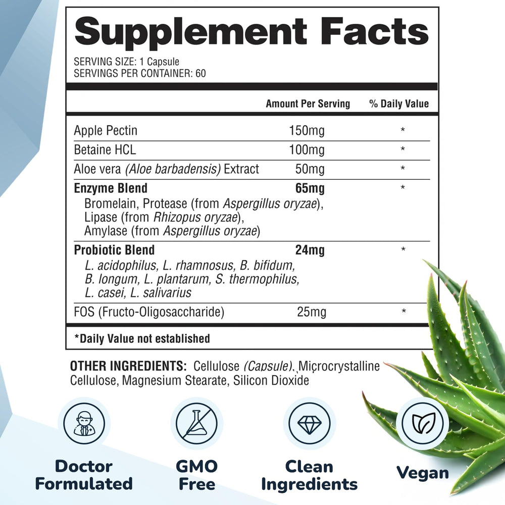 Barton Nutrition Healthy Gut Restore capsules close-up for probiotic and enzyme blend.