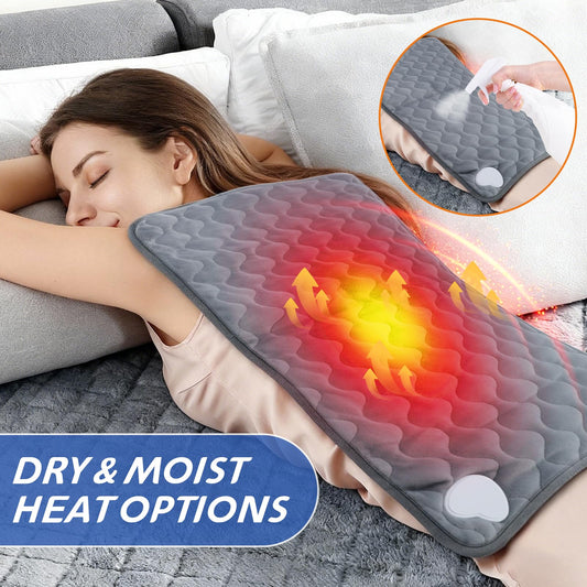 BASANIE heating pad-rapid-heat demonstrates quick warmth when needed