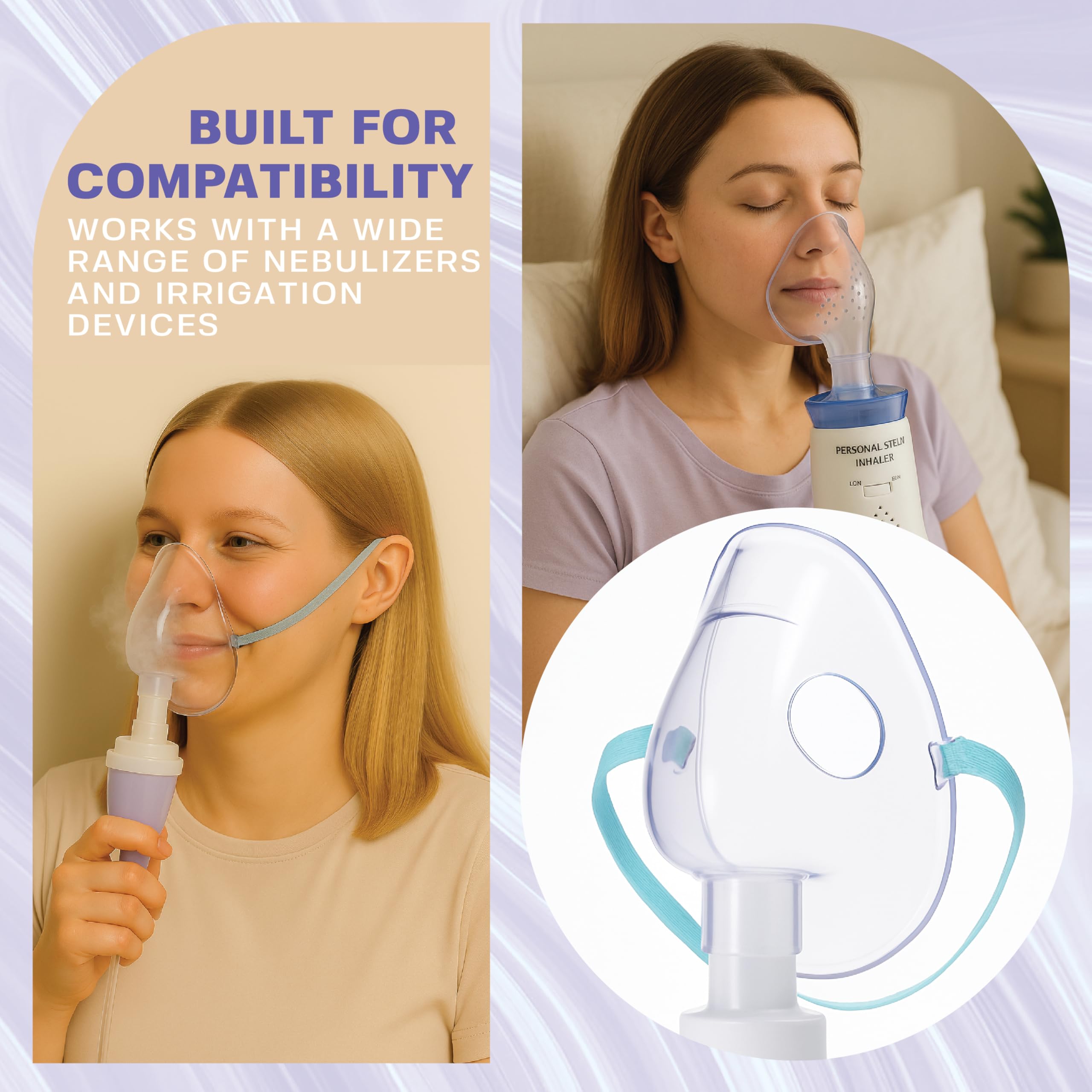 BASE LABORATORIES nasal inhaler with saline for gentle irrigation.
