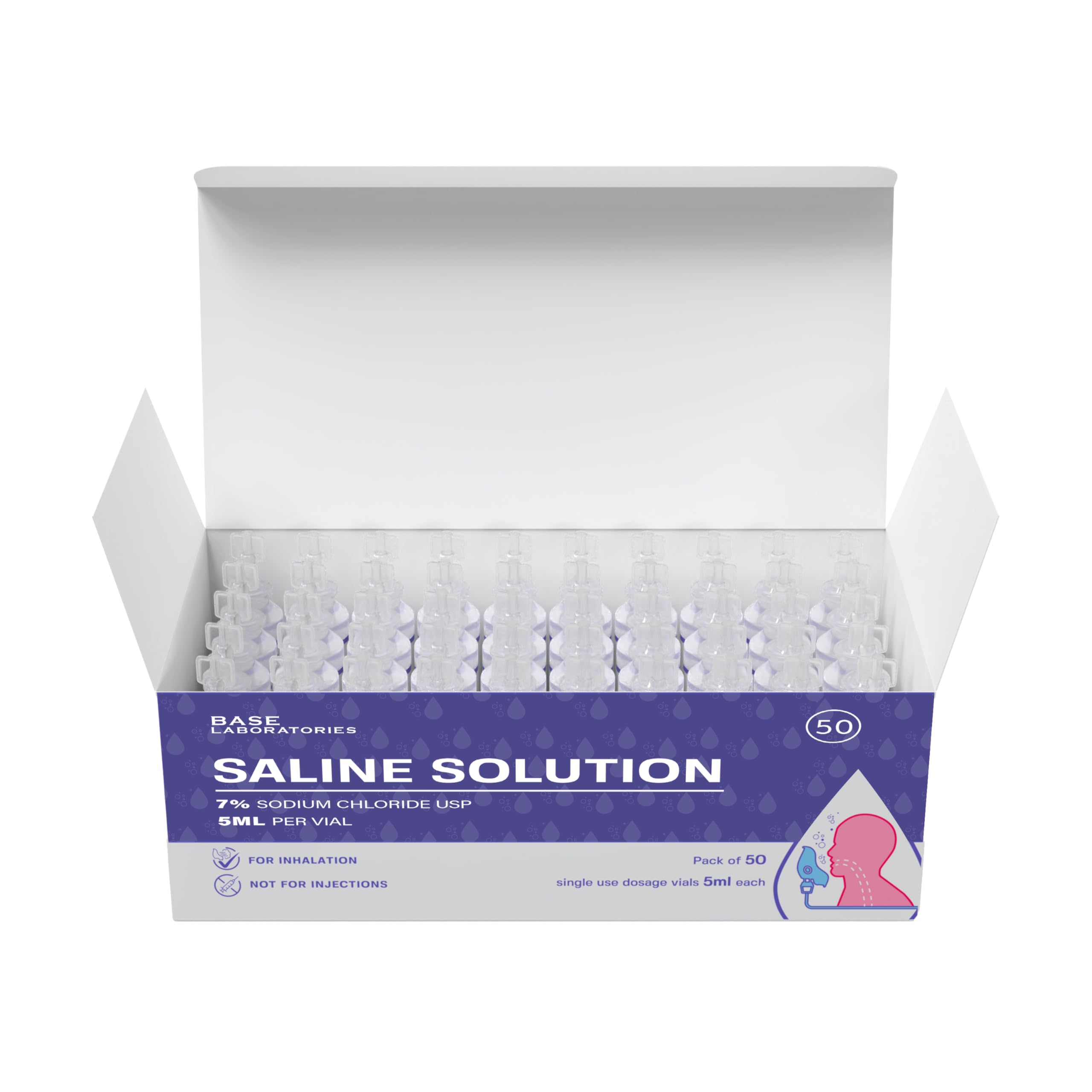 BASE LABORATORIES powder blower compatible with saline use.